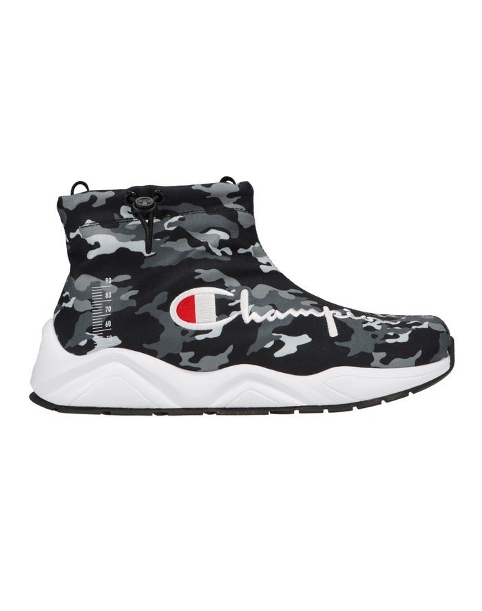 Champion Sneakers Heren - Zwart/Wit - Rally Drizzle ( 081259-QWR )